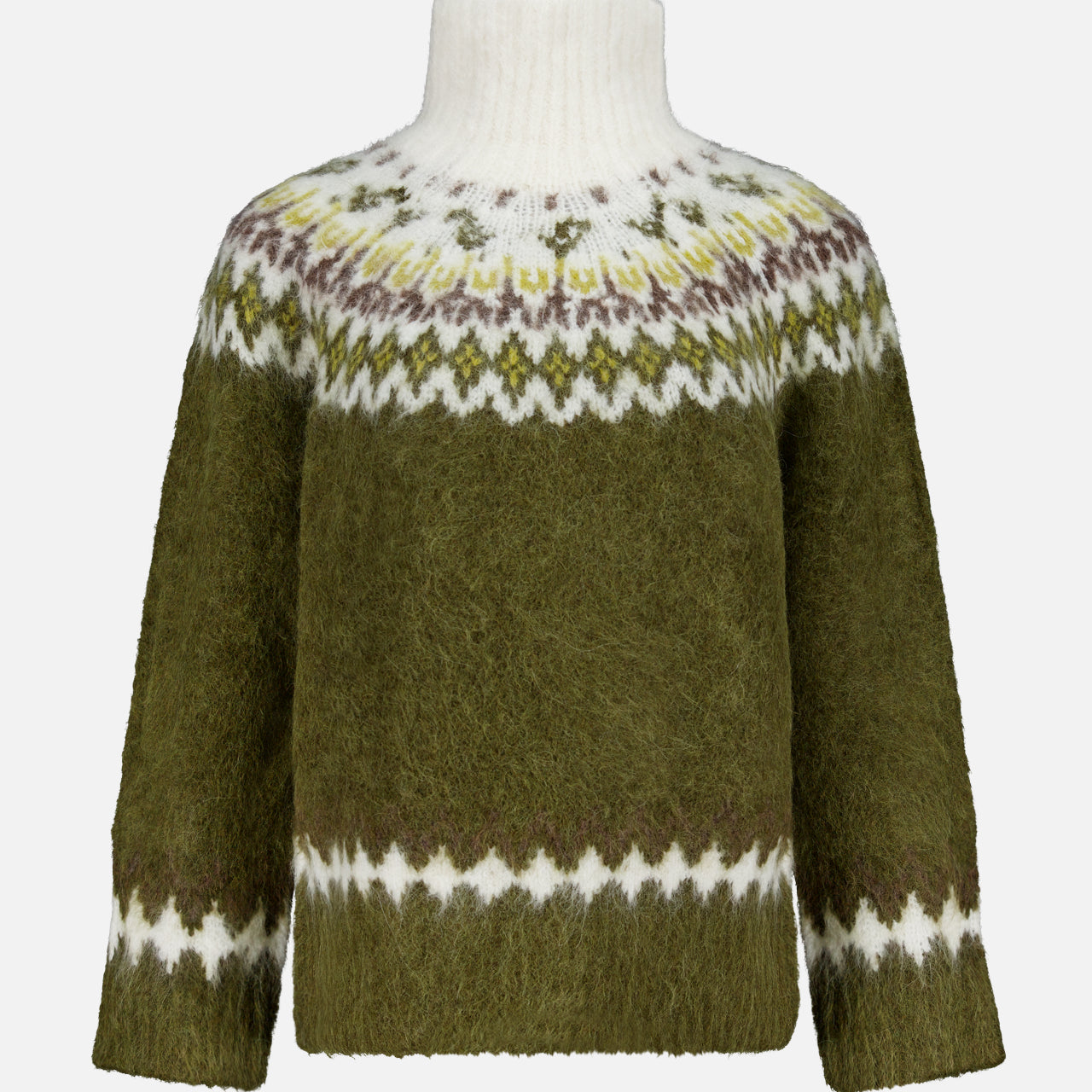 Beth Oversized Fair Isle Turtleneck Sweater (14735228174699)
