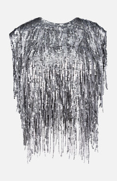 RAG & BONEBillie Sequin Fringe TopA.K. Rikk's