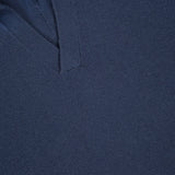 Cashmere Johnny Collar Long Sleeve Polo (14709709865323)