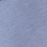 Close-up of the RAG & BONE Gregory Merino Long Sleeve Crewneck Sweater in light blue, featuring a round neckline with blue trim and a subtle textured pattern.