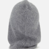 Light grey Rag & Bone Jada Brushed Cashmere Balaclava with a fuzzy, cashmere-style texture.