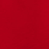 A close-up of a bright red triangular Jada Brushed Cashmere Bandana Scarf with a fuzzy edge.
