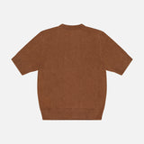 Brushed Cashmere Short Sleeve Sweater