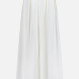 The Greer Pleated Viscose Trouser Pants by RALPH LAUREN COLLECTION feature a high-rise, wide-leg silhouette with waist pleats and a front zipper, shown against a plain white background.