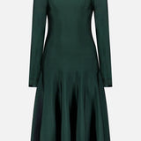 Long Sleeve Sheer Details Day Dress (14702931247467)