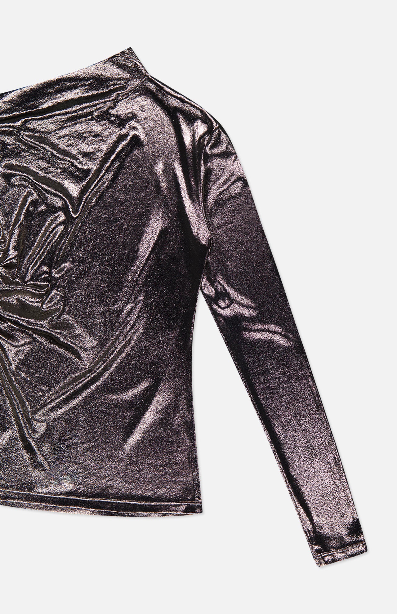 Metallic Long Sleeve Pullover (7598131839091)