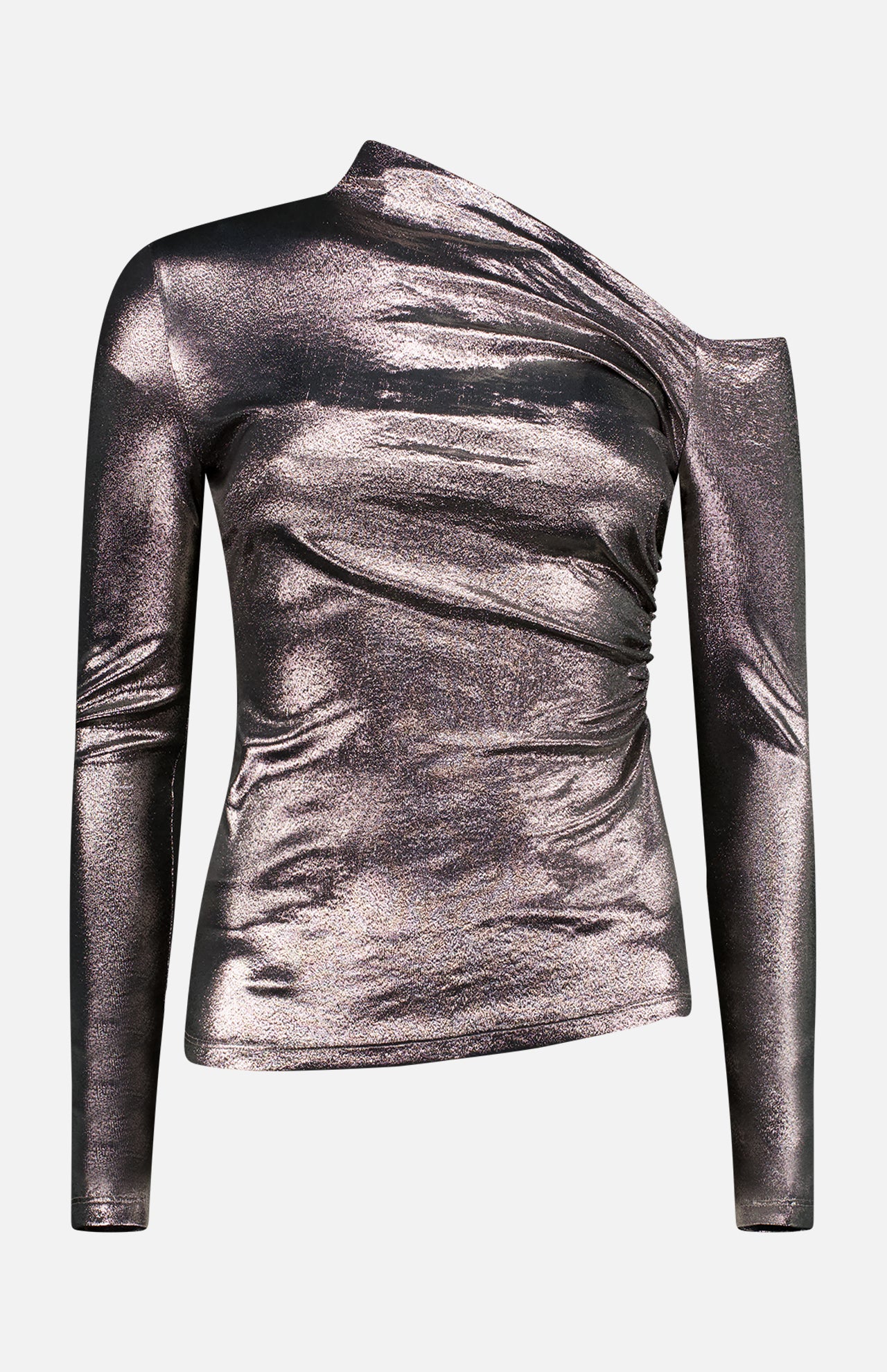 Metallic Long Sleeve Pullover (7598131839091)