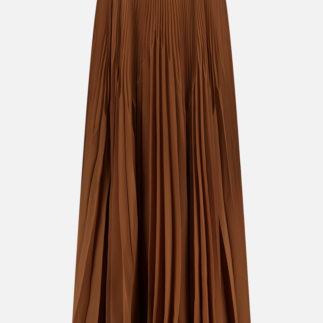 Pleated A-Line Maxi Skirt (14729488662891)