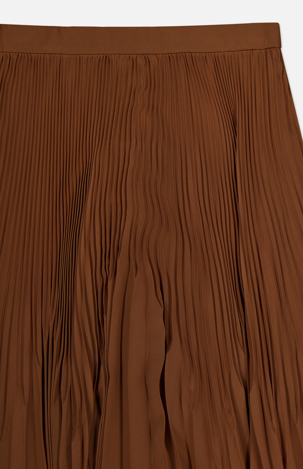 Pleated A-Line Maxi Skirt (14729488662891)