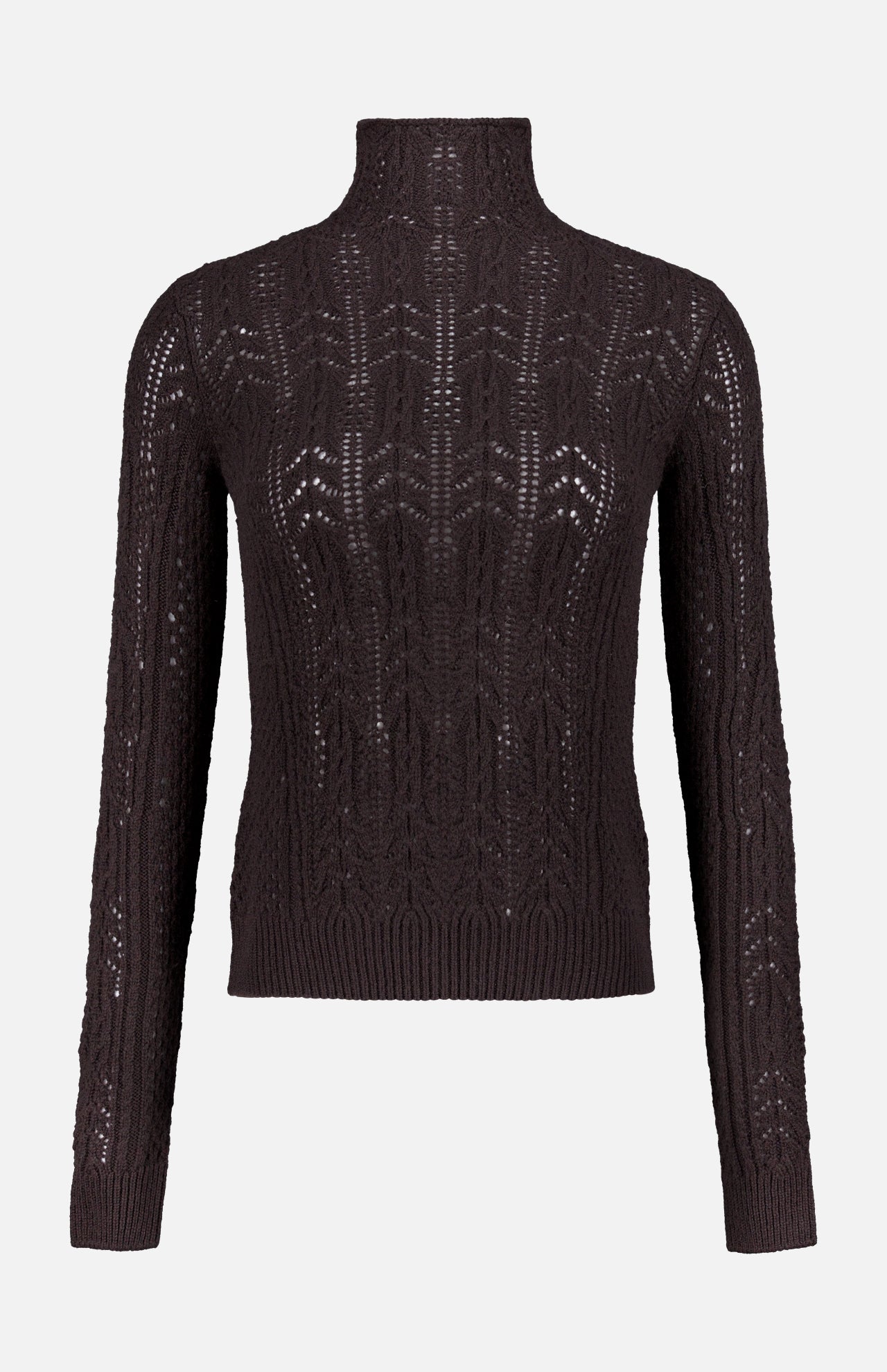 Pointelle Turtleneck Sweater (14726938263915)