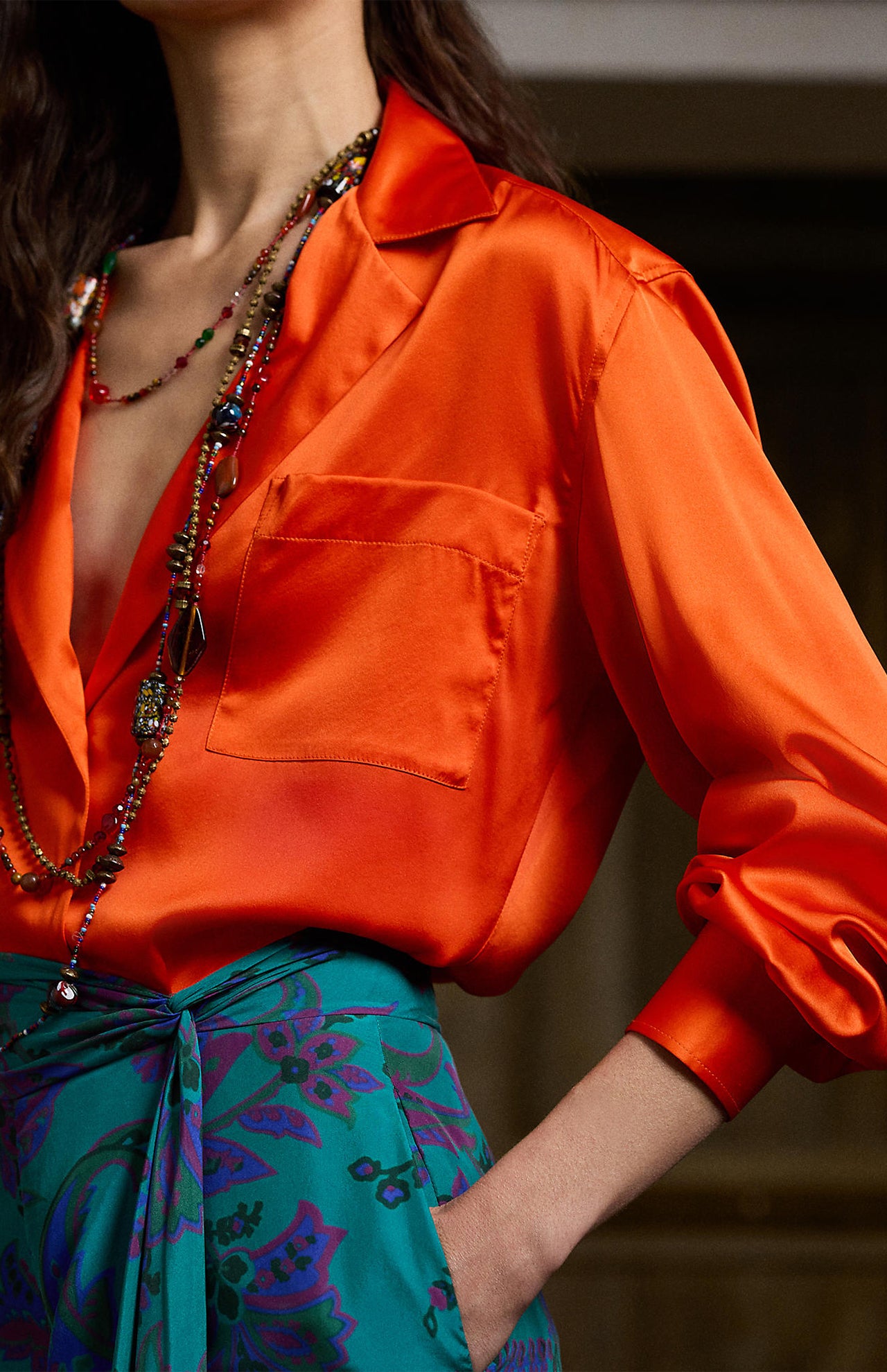 Roslin Long Sleeve Button Front Shirt (7403292098675)