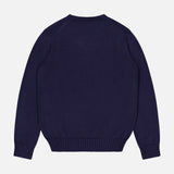 Roving Cotton USA Flag Crewneck Sweater