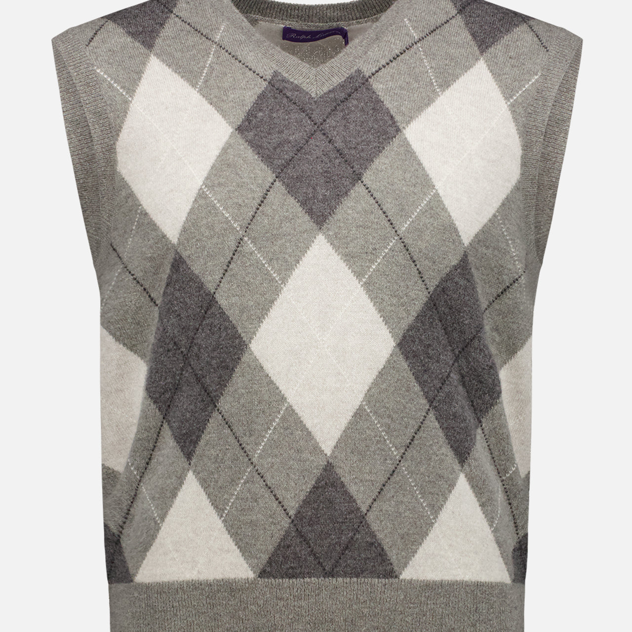 12GG Cash Argyle Pullover Vest (7482913652851)