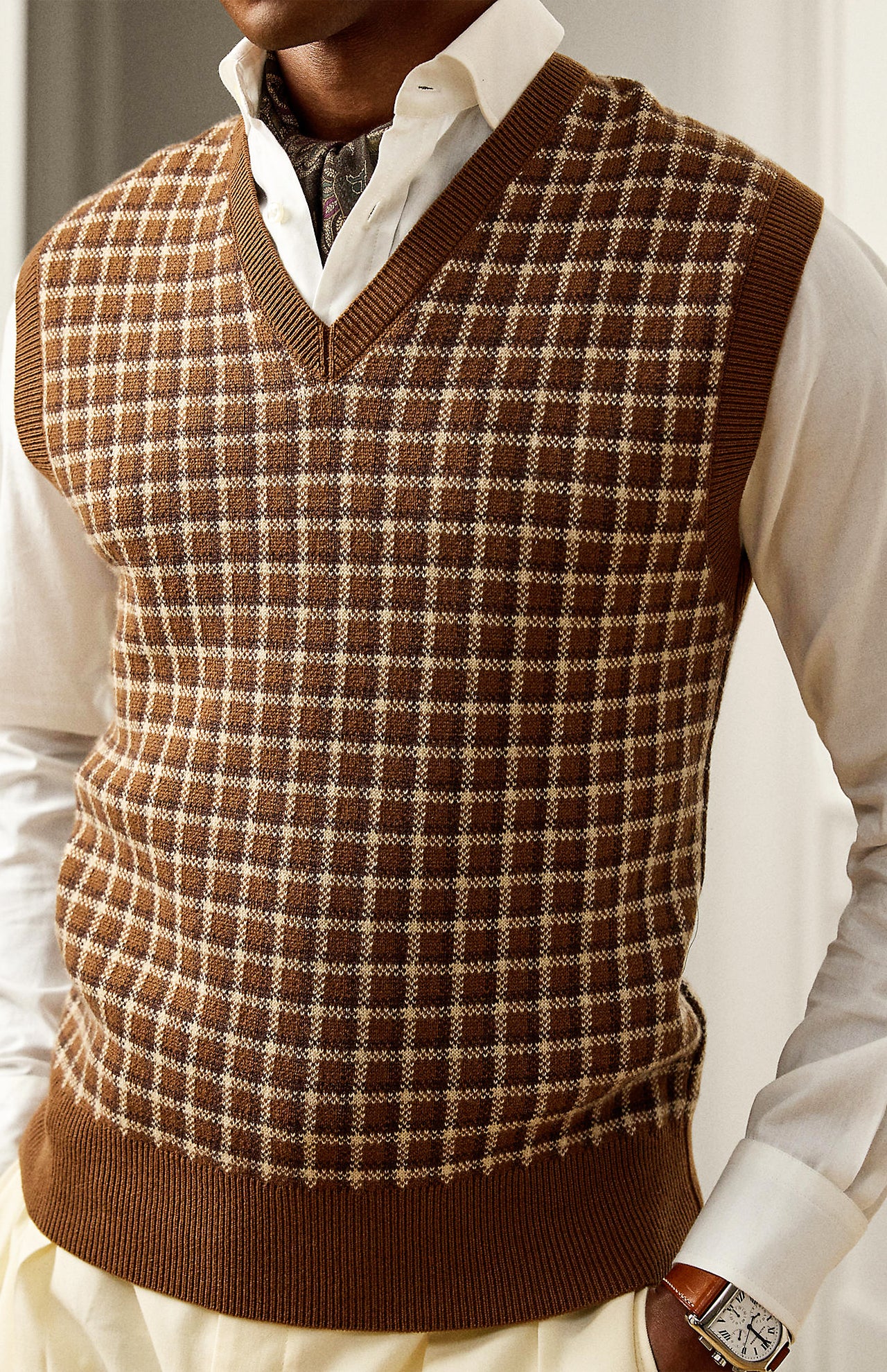 12GG Check Plaid Vest (14620488106347)