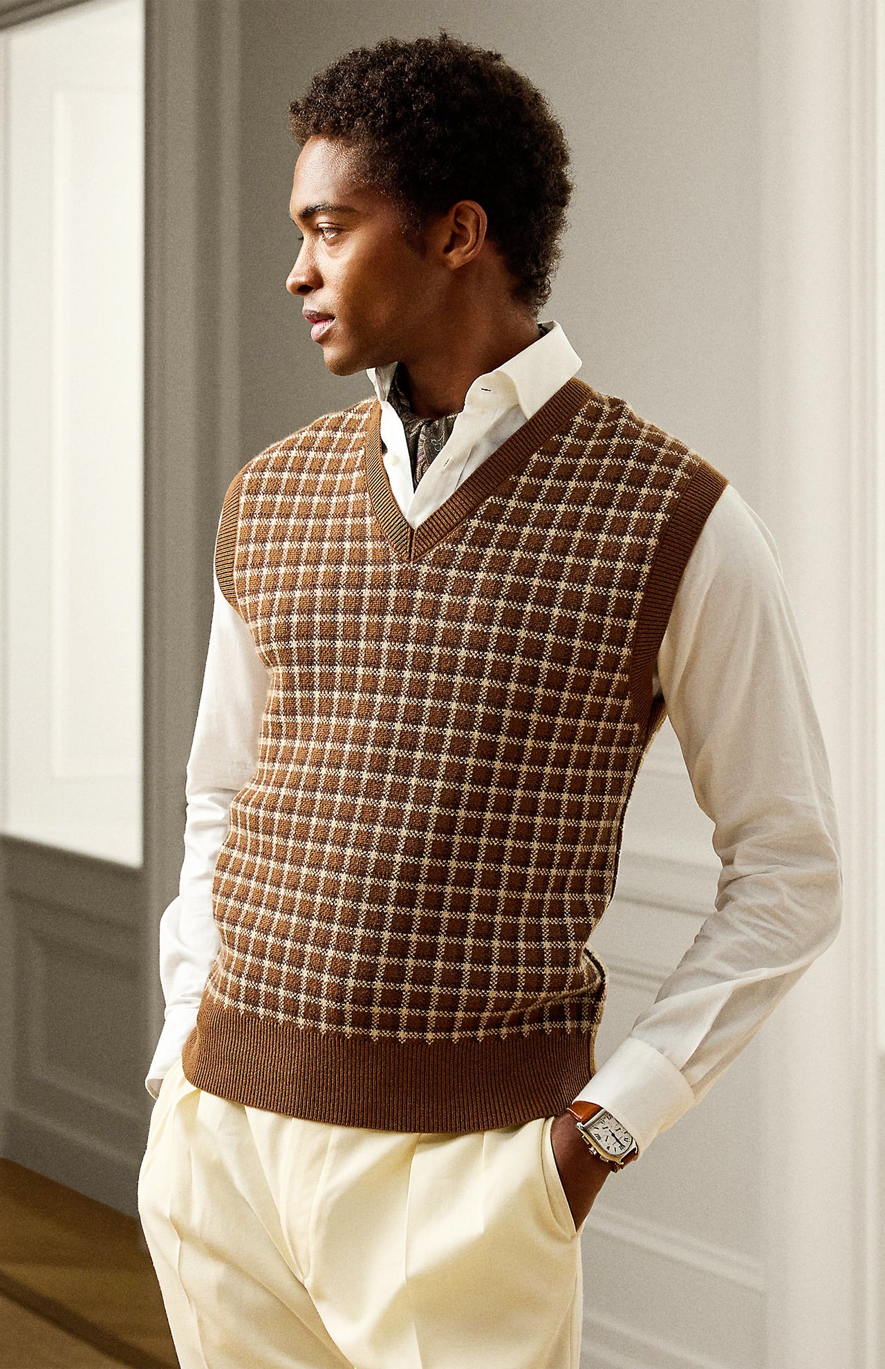 12GG Check Plaid Vest (14620488106347)