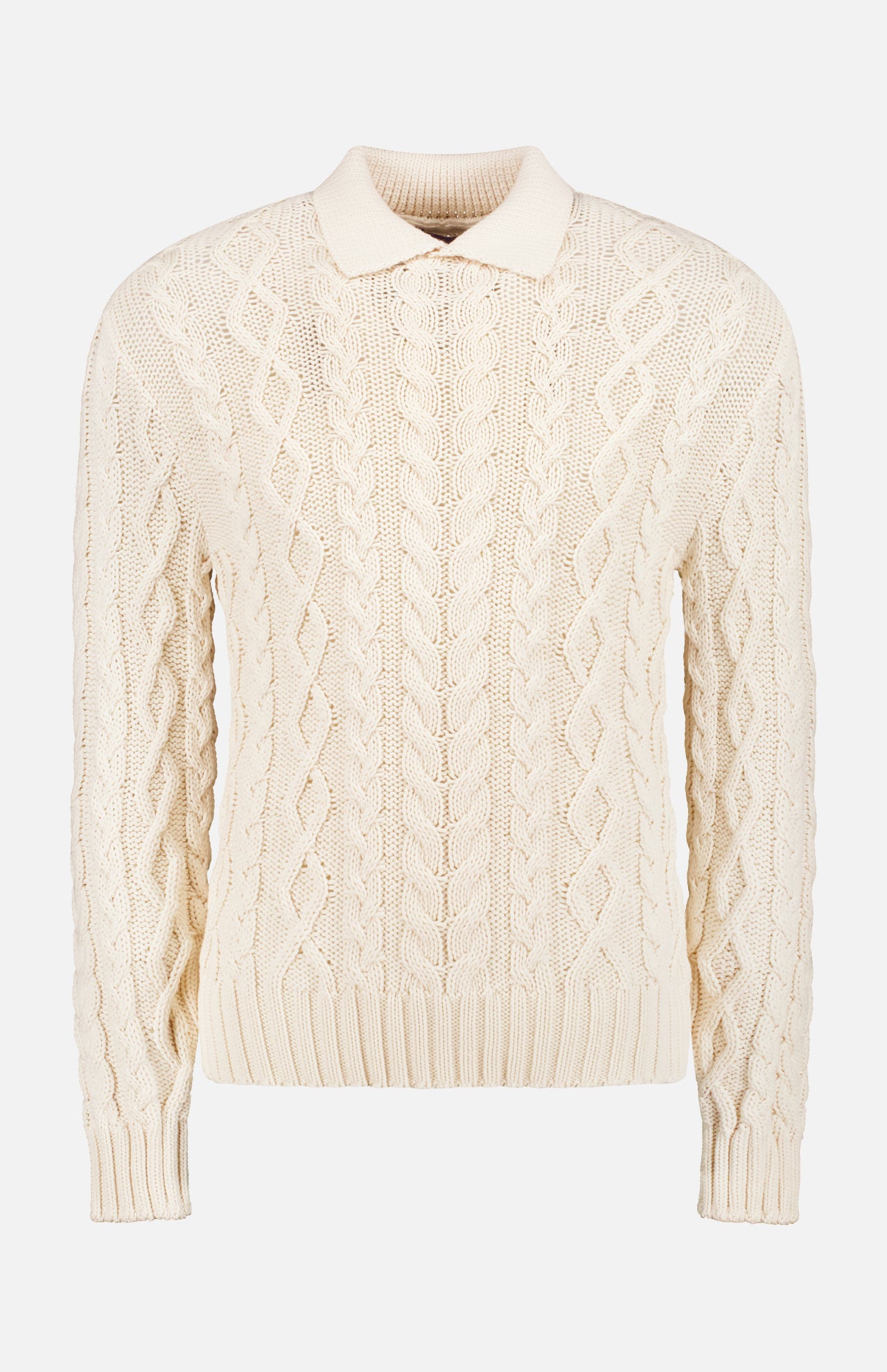 3GG Cotton Cable Long Sleeve Pullover (14666584883563)