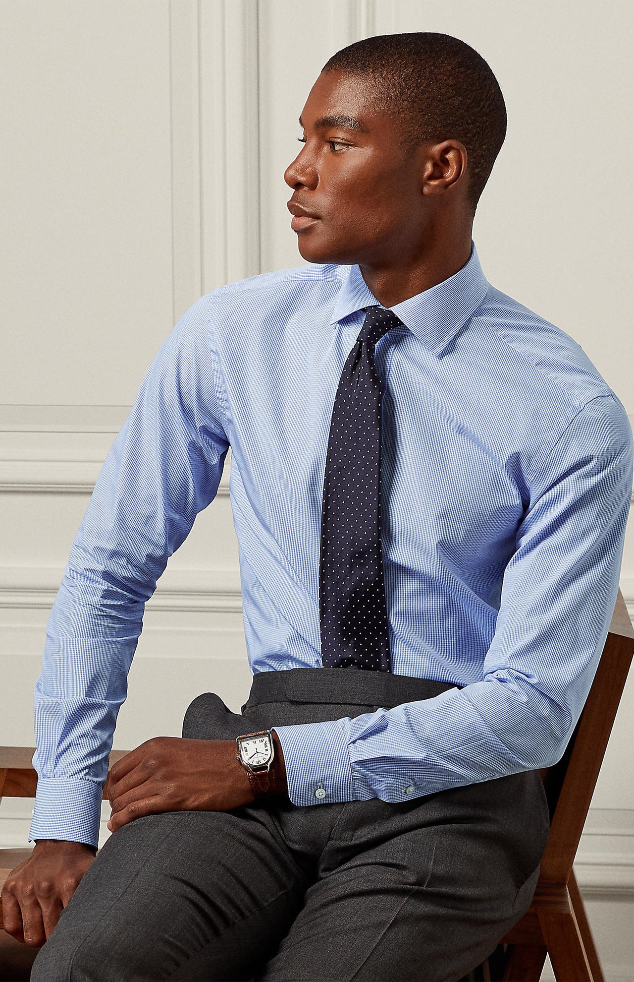 Ralph lauren gingham shirt mens clearance