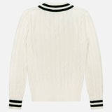 Cashmere Long Sleeve V-Neck Sweater (14686516871531)