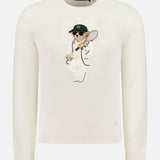 7GG Cashmere Bear-Tennis Long Sleeve Sweater (14686516838763)