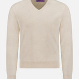 12GG Cashmere V-Neck Sweater (14691014607211)