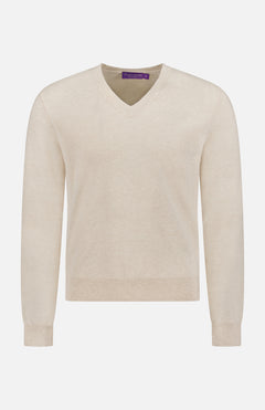 RALPH LAUREN PURPLE LABEL12GG Cashmere V - Neck SweaterA.K. Rikk's