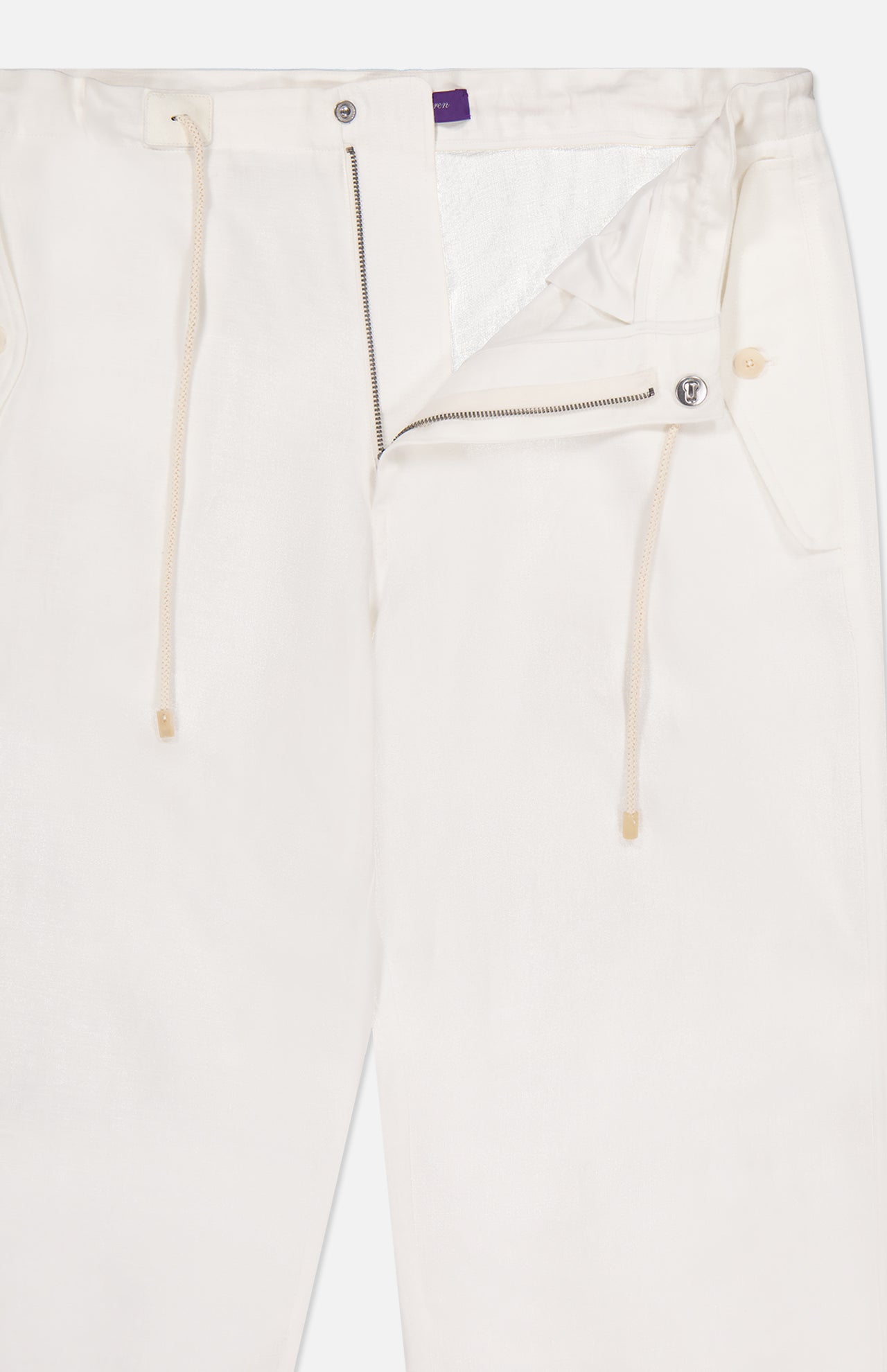 Classic Linen Paratrooper Flat Front Pant (14666585735531)