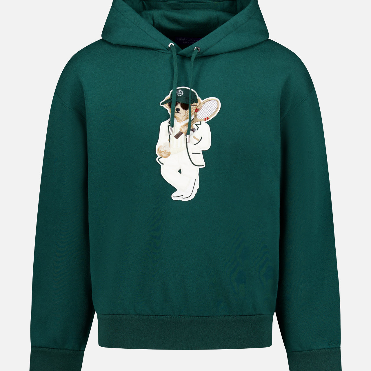 Cotton Cashmere Fleece Long Sleeve Bear Hoodie (14686517002603)