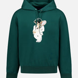 Cotton Cashmere Fleece Long Sleeve Bear Hoodie (14686517002603)