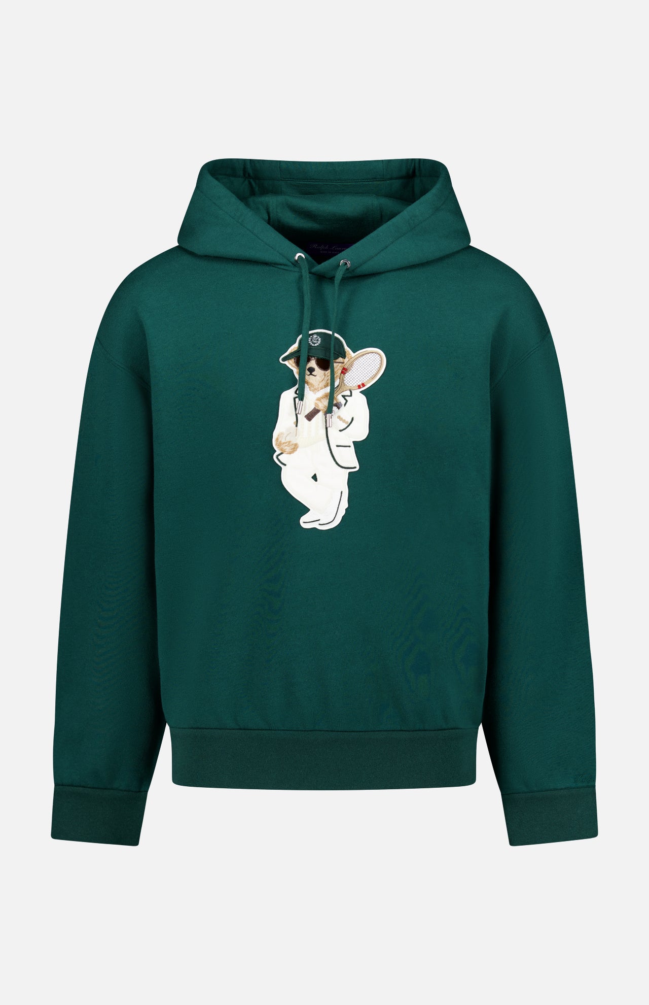 Cotton Cashmere Fleece Long Sleeve Bear Hoodie (14686517002603)