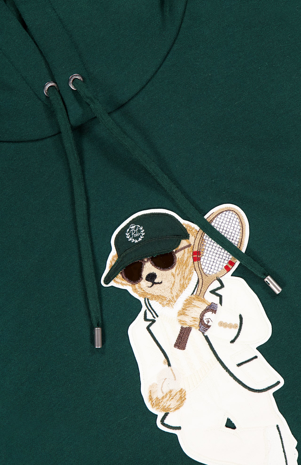 Cotton Cashmere Fleece Long Sleeve Bear Hoodie (14686517002603)