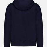 Cotton Cashmere Long Sleeve Hoodie Pullover