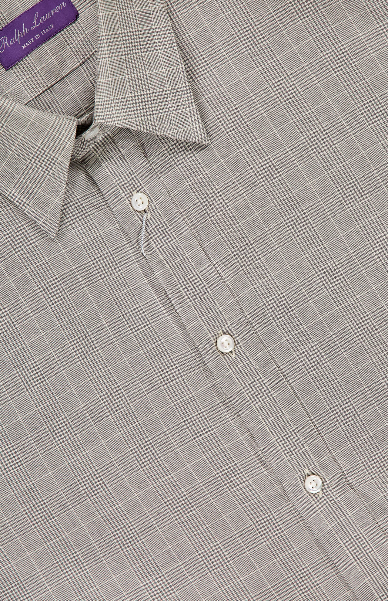 Cotton Glen Check Long Sleeve Sport Shirt (7482913816691)