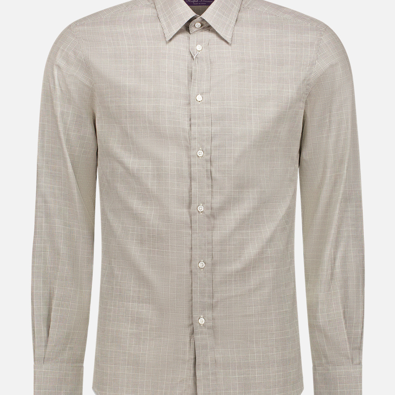 Cotton Glen Check Long Sleeve Sport Shirt (7482913816691)