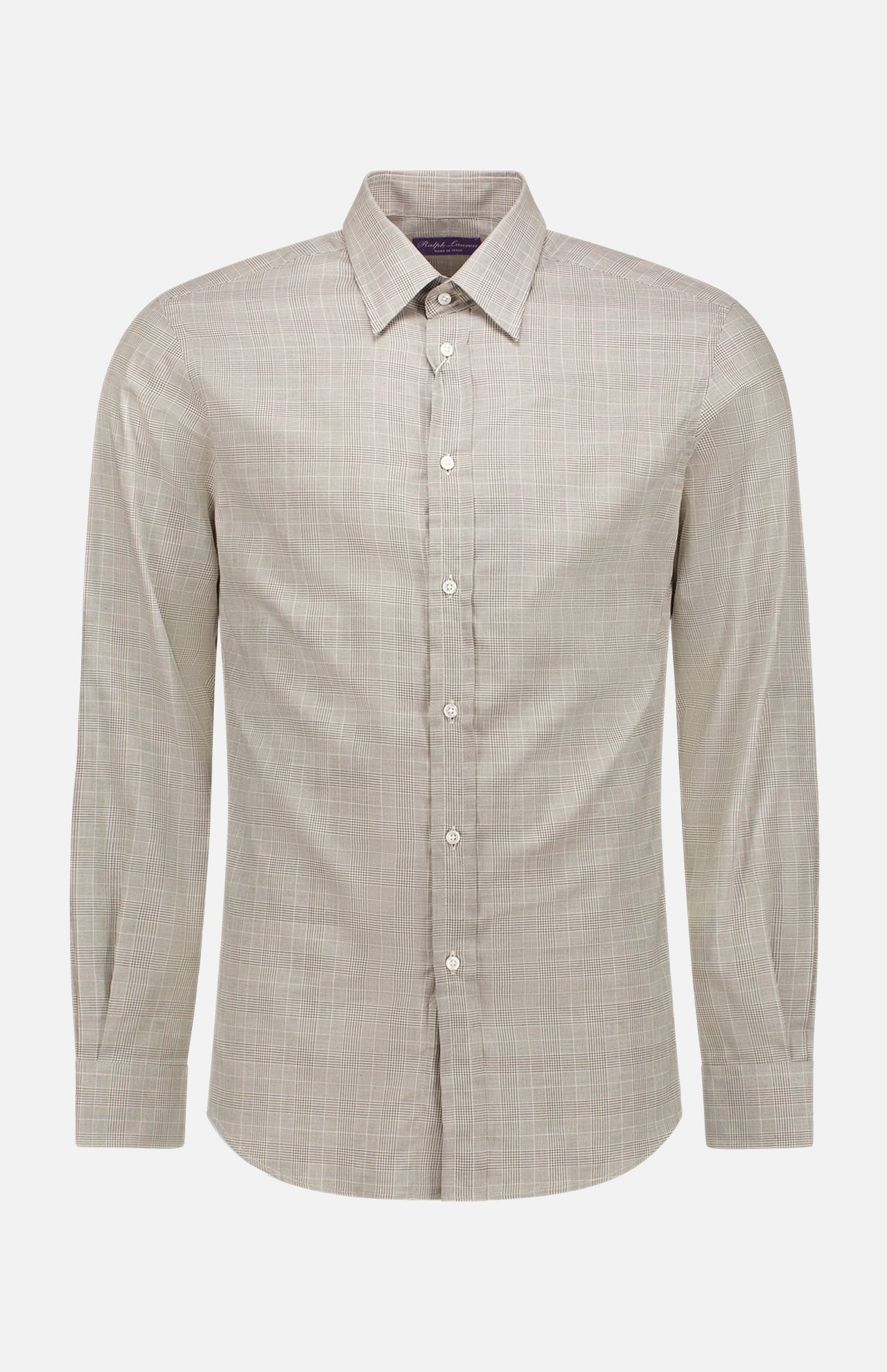 Cotton Glen Check Long Sleeve Sport Shirt (7482913816691)