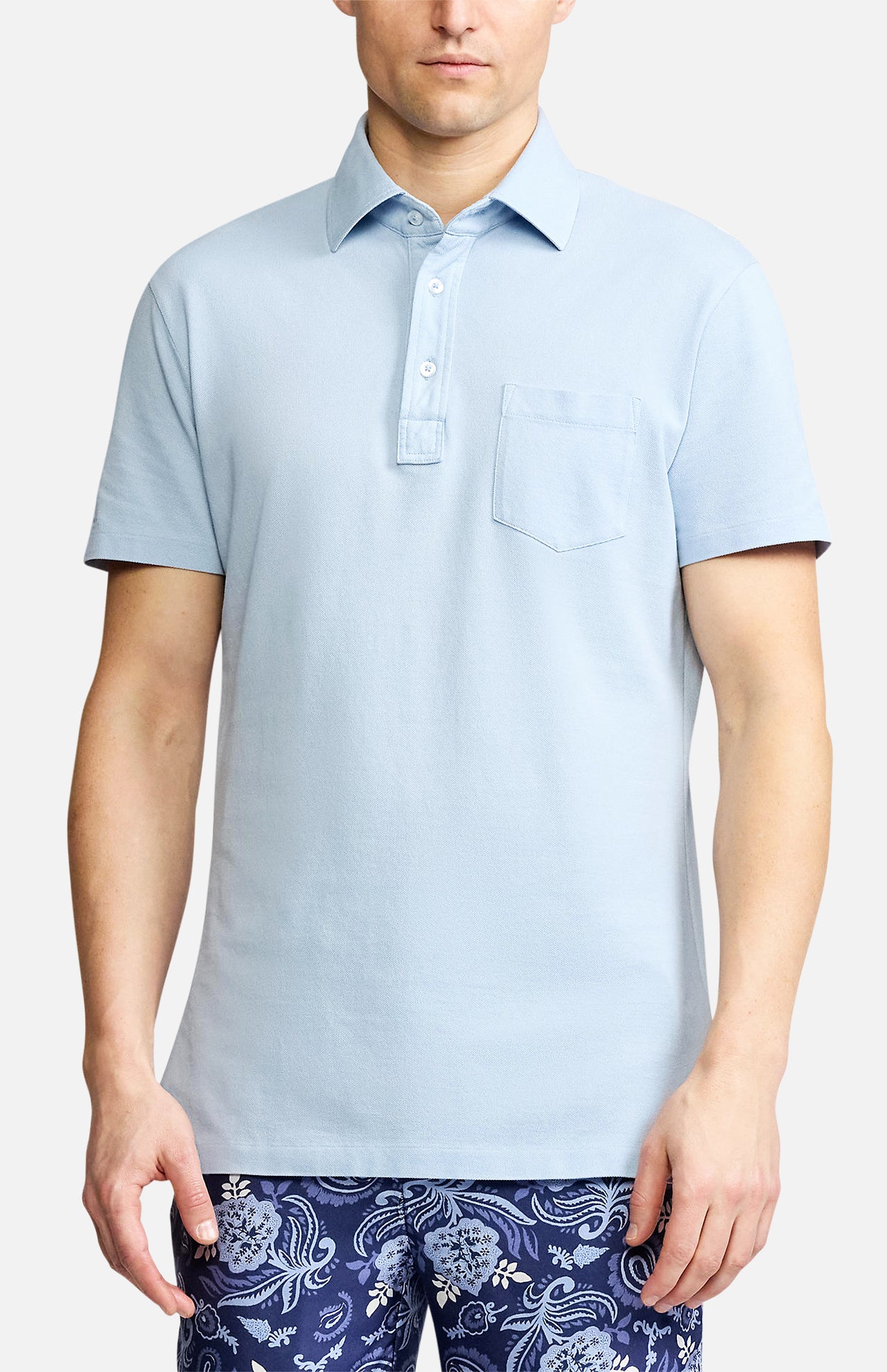 Cotton Pique Short Sleeve Polo Shirt (14666584686955)