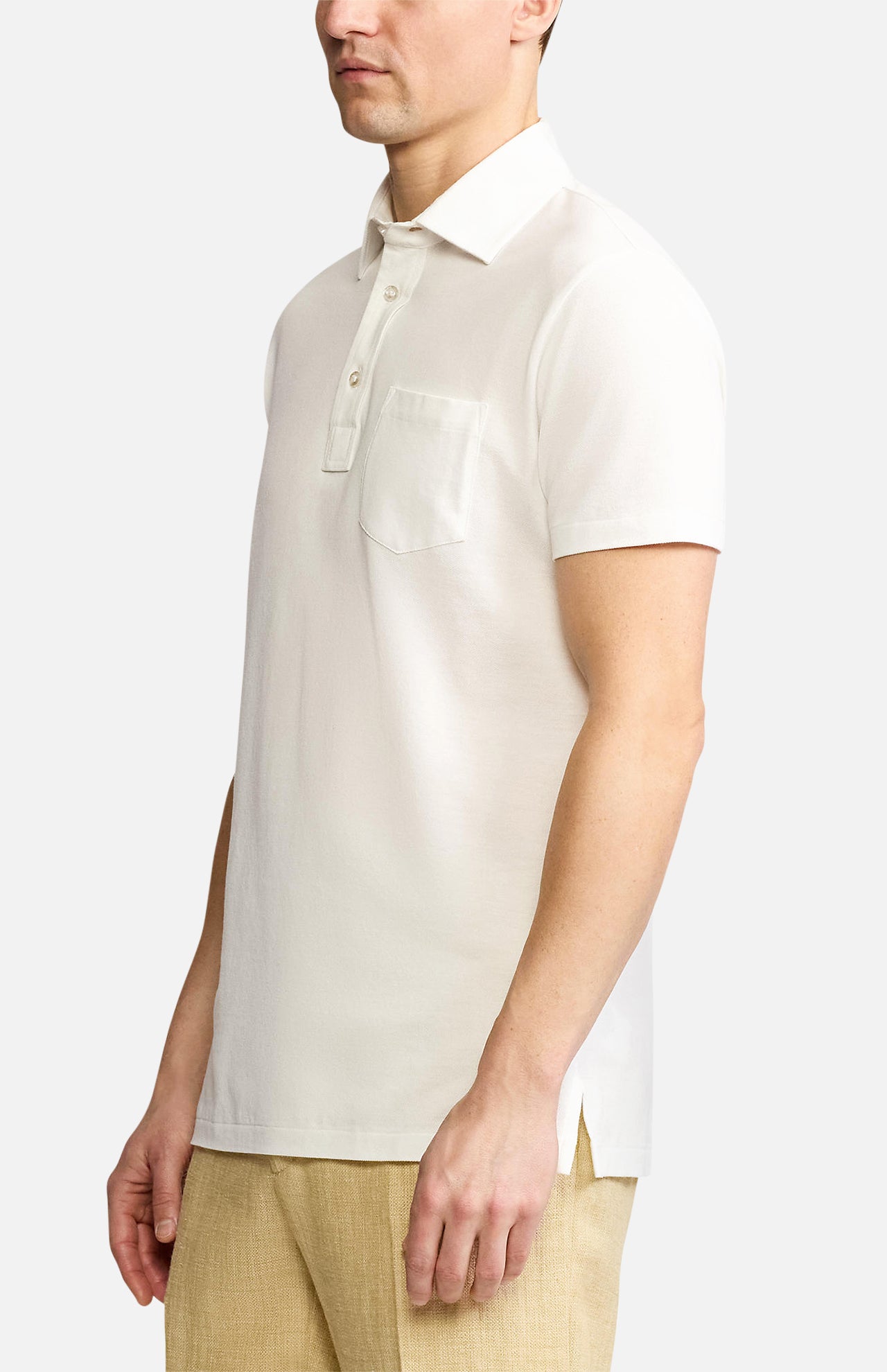 Cotton Pique Short Sleeve Polo Shirt (14666584621419)