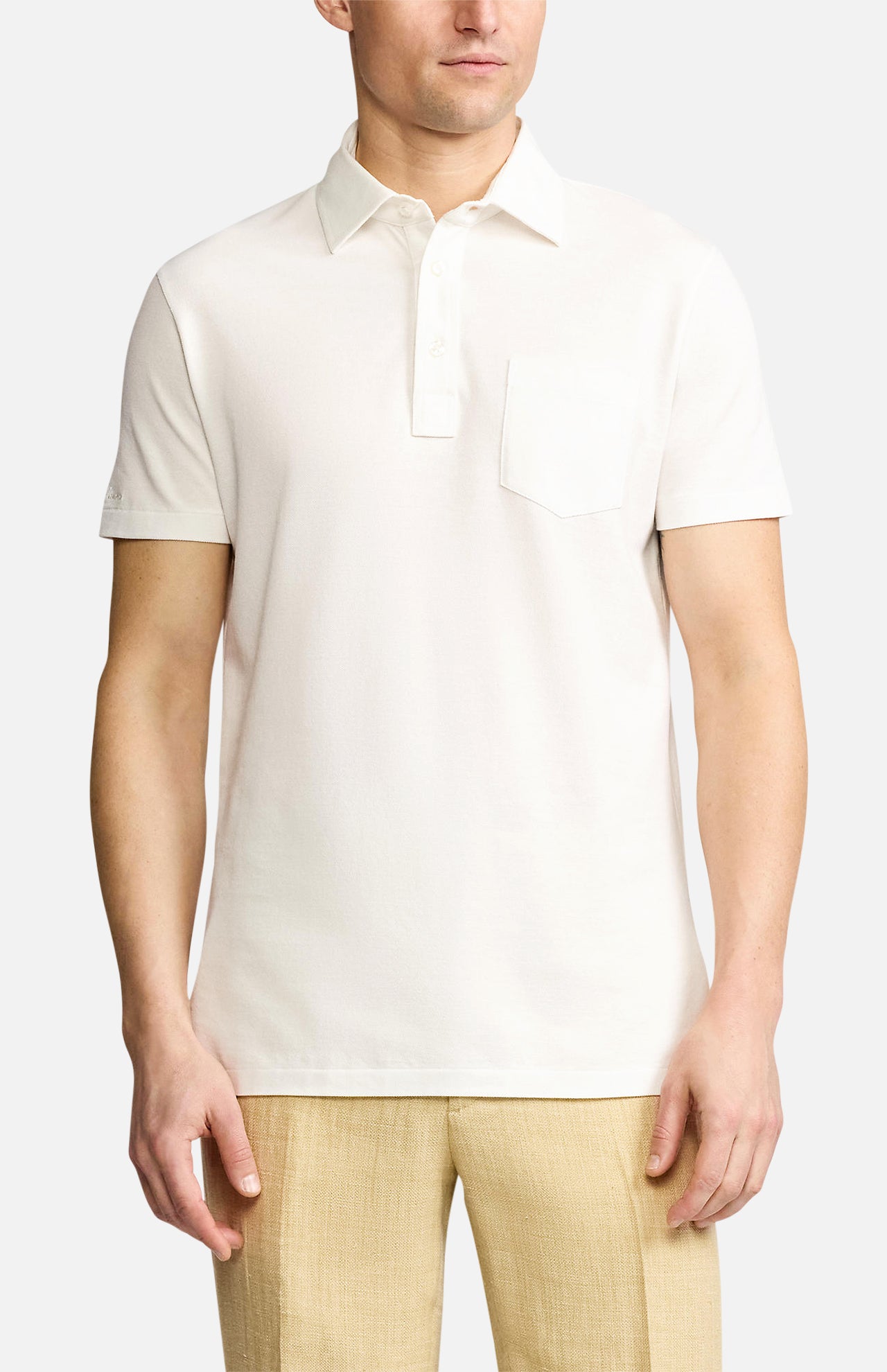 Cotton Pique Short Sleeve Polo Shirt (14666584621419)
