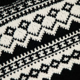 Intarsia Jacquard Crewneck Sweater