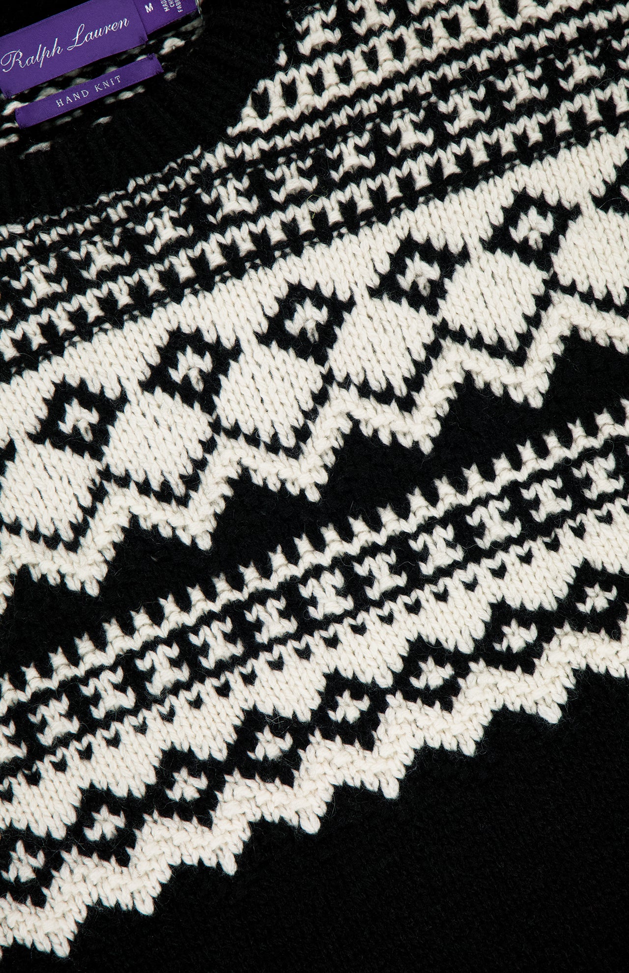 Intarsia Jacquard Crewneck Sweater