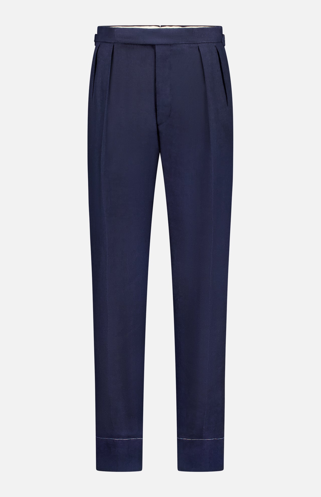 Linen Gregory 2 Pleat Trouser Pant (14666585801067)