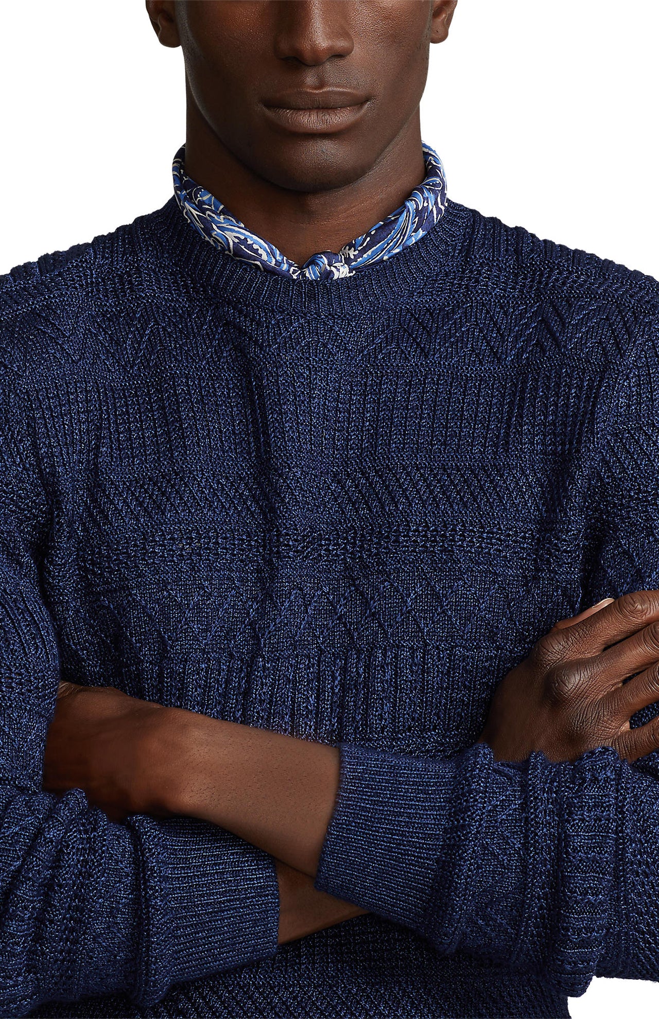 Long Sleeve Textured Sweater (7391598772339)