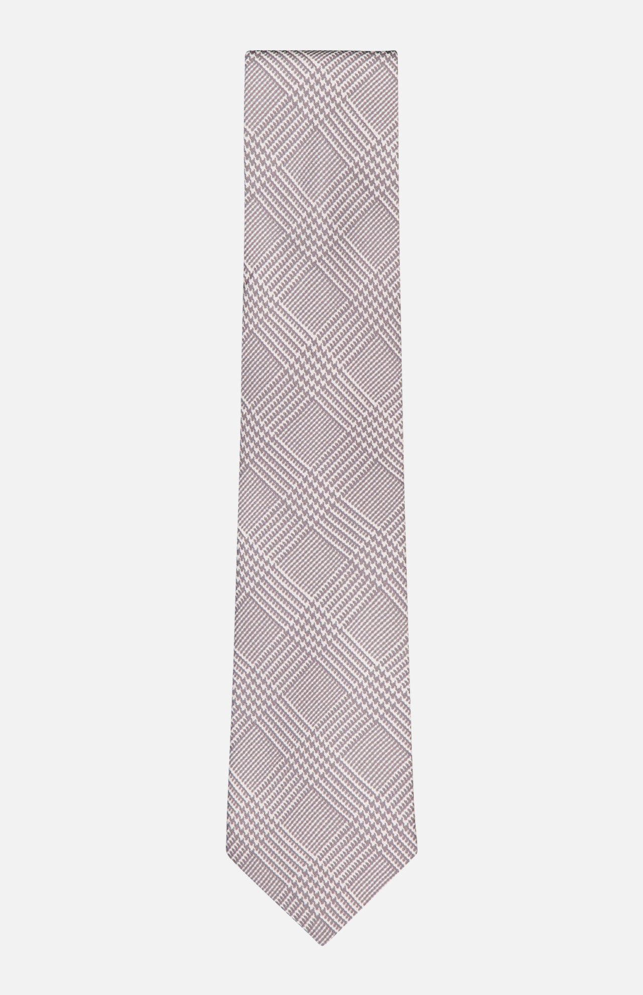 Silk Glen Plaid Standard Neck Tie (7482920403059)