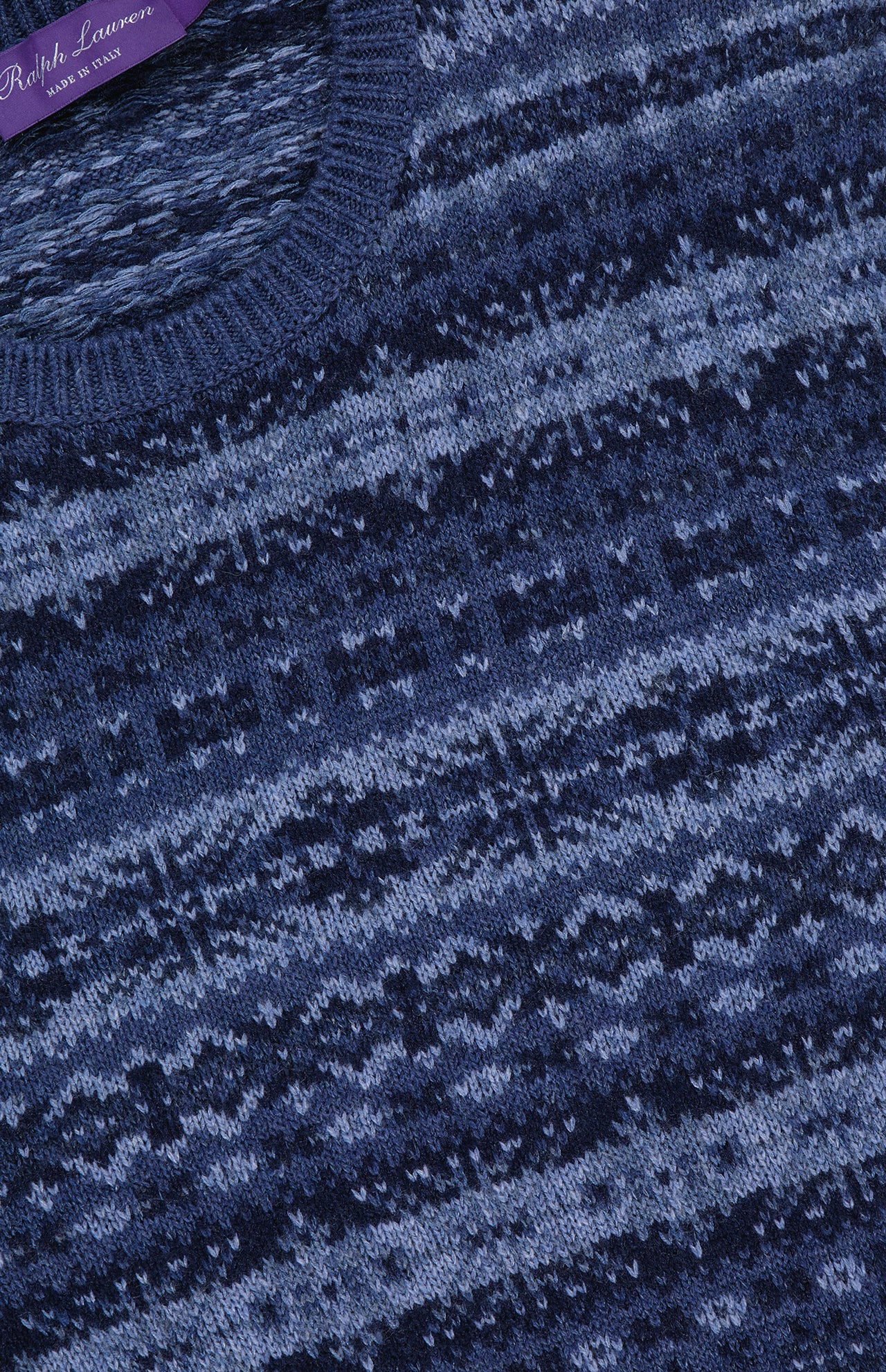 Ralph Lauren Purple Label Men's Tonal Fairisle Pullover