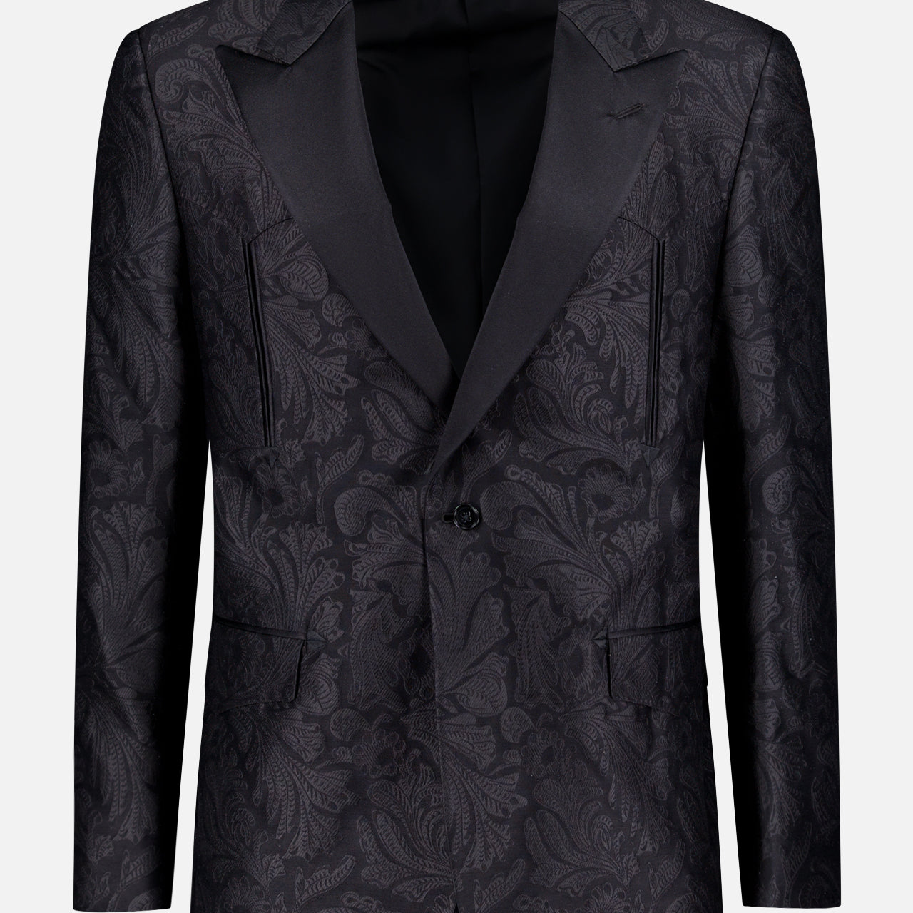 Tonal Paisley Jacquard Single Breasted Sportcoat (14735736111467)
