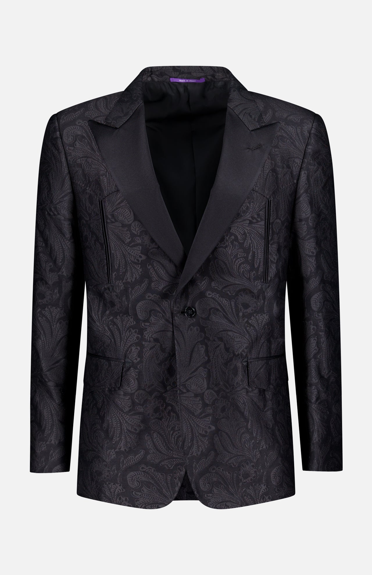 Tonal Paisley Jacquard Single Breasted Sportcoat (14735736111467)