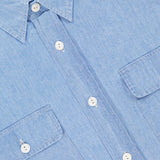 Washed Chambray Long Sleeve Sport Shirt