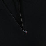 Wool Double Pique Polo Long Sleeve Pullover