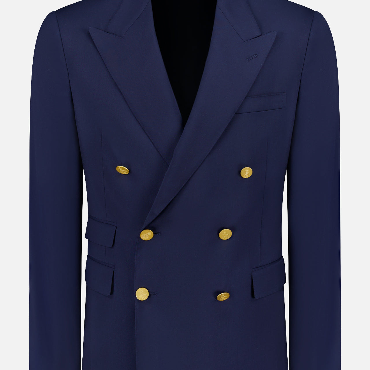 Wool Serge Double Breasted Sportcoat (14691014476139)