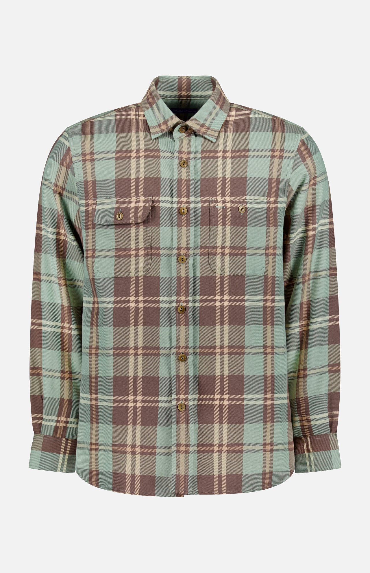 Yarn Dye Plaid Long Sleeve Sport Shirt (14691014771051)