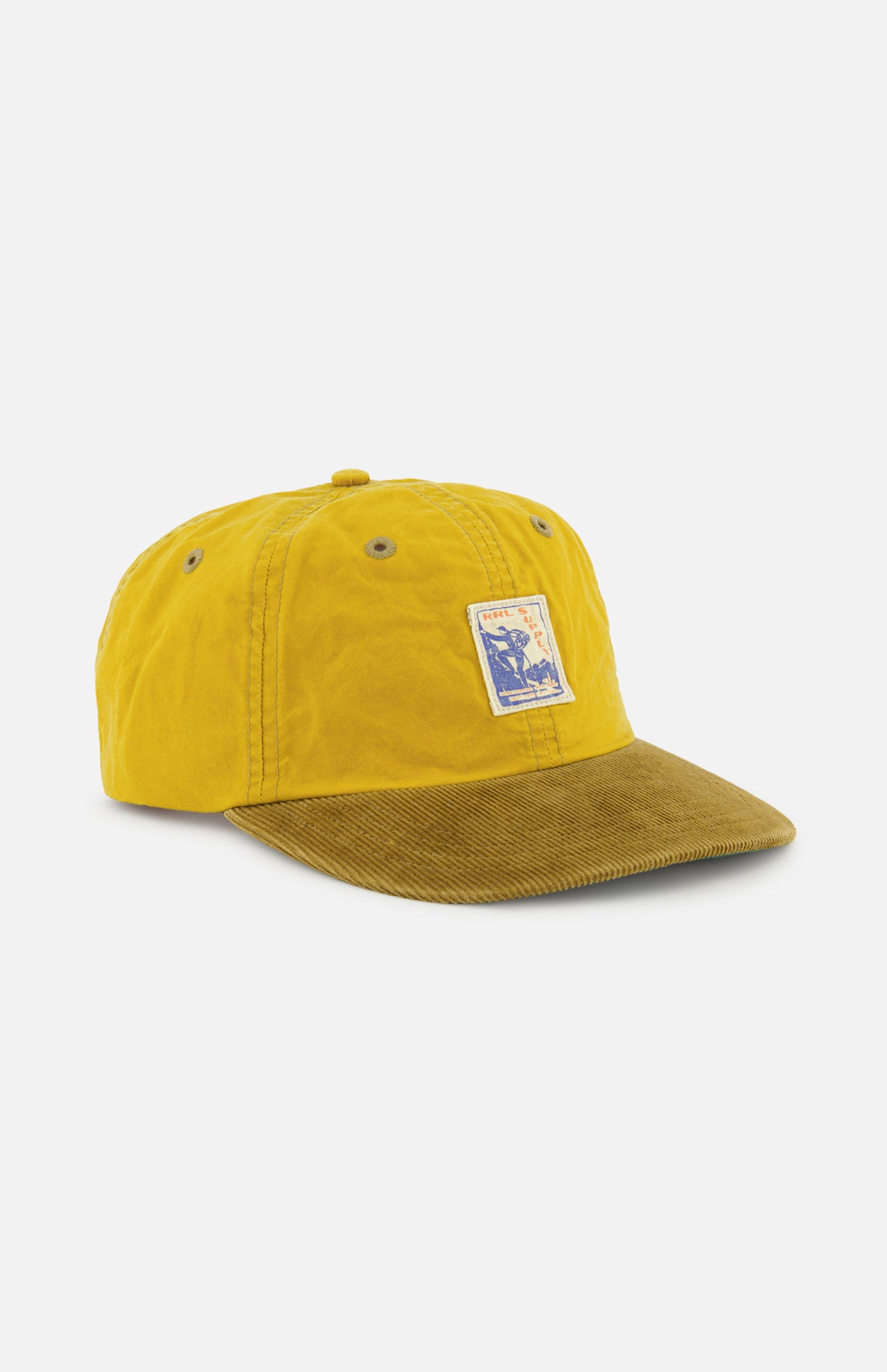 Corduroy "RRL Supply" Logo Sportsman Hat (14702069678443)